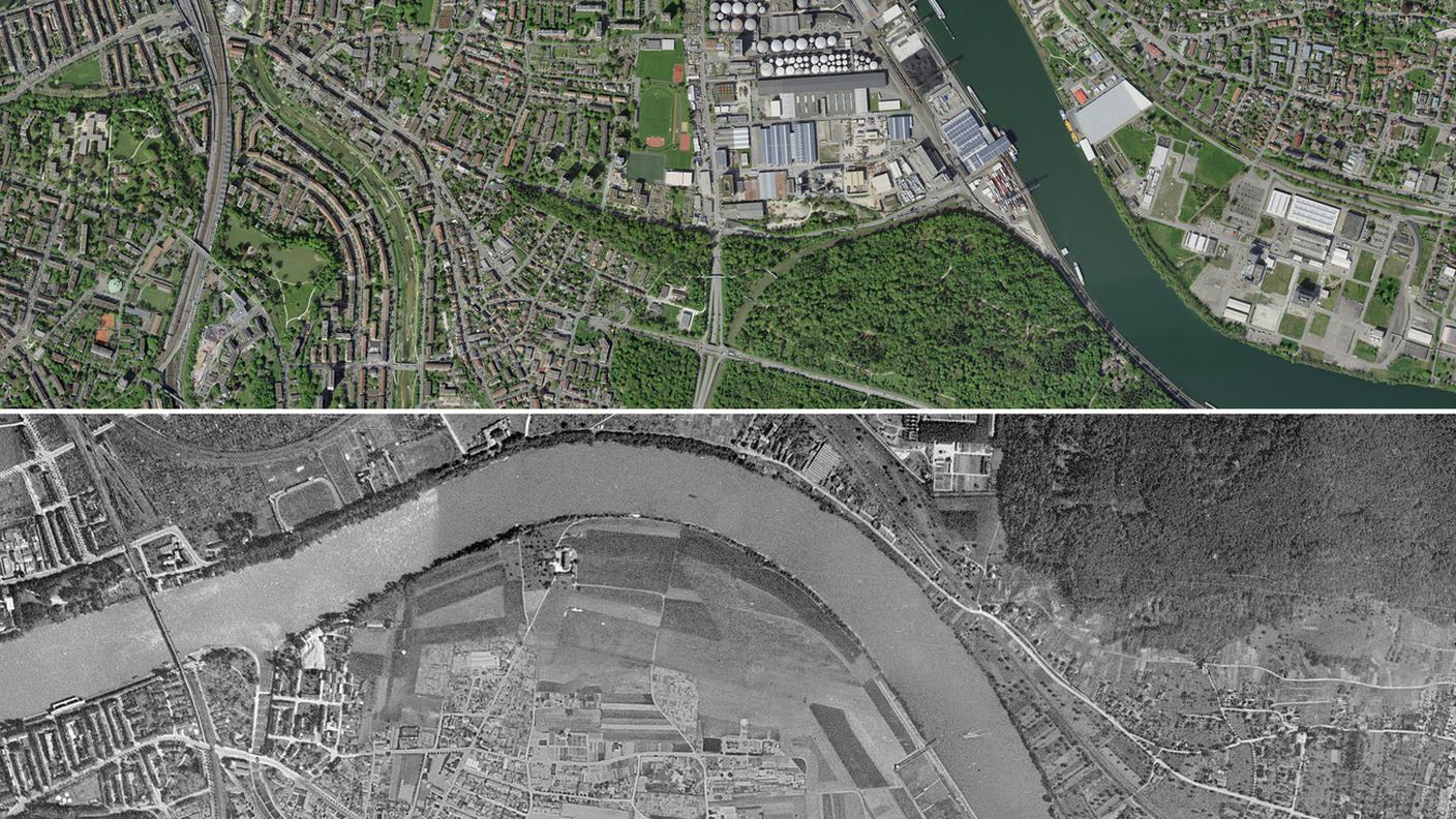 Birsfelden 1946 e 2018