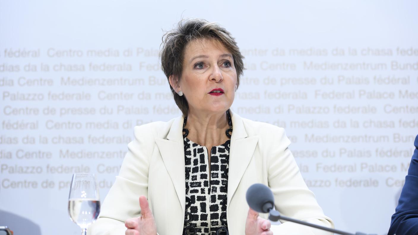 La responsabile del Dipartimento federale delle comunicazioni, Simonetta Sommaruga