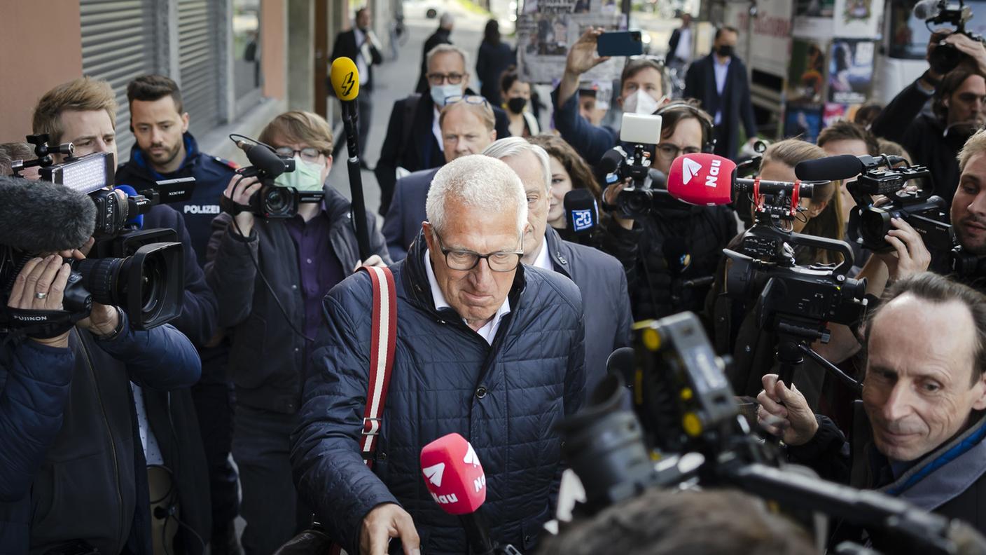 Pierin Vincenz nel giorno della condanna nel 2022