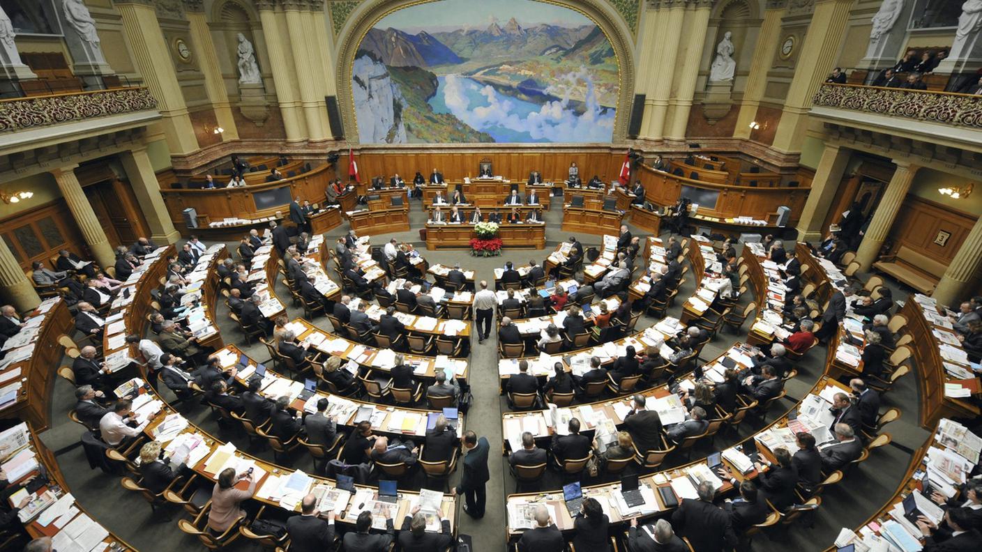 L'aula del Consiglio nazionale