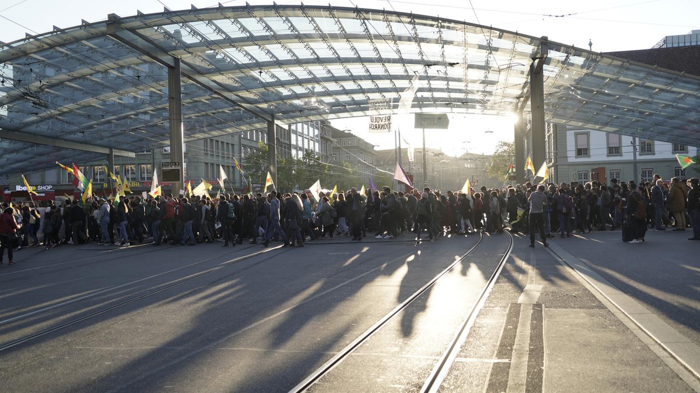 La manifestazione di Berna