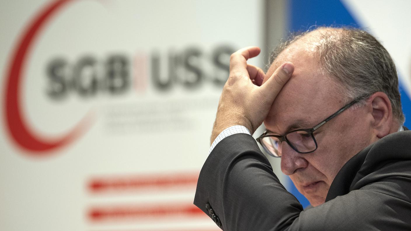 Il presidente Pierre-Yves Maillard