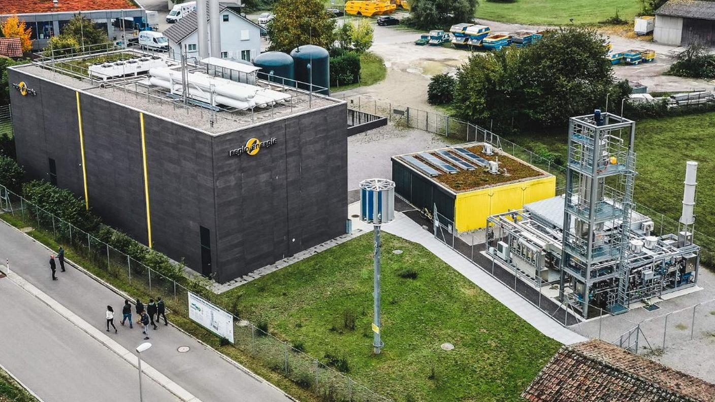 L'impianto ibrido della Regioenergie Solothurn