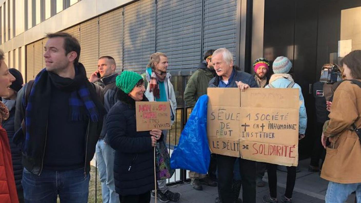 Dei militanti per il clima al processo