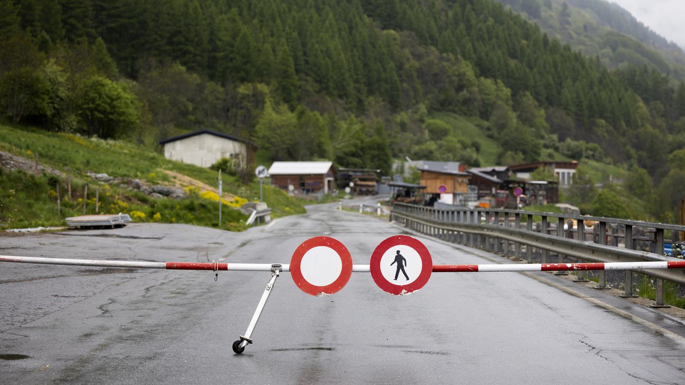 strada Blatten Vallese