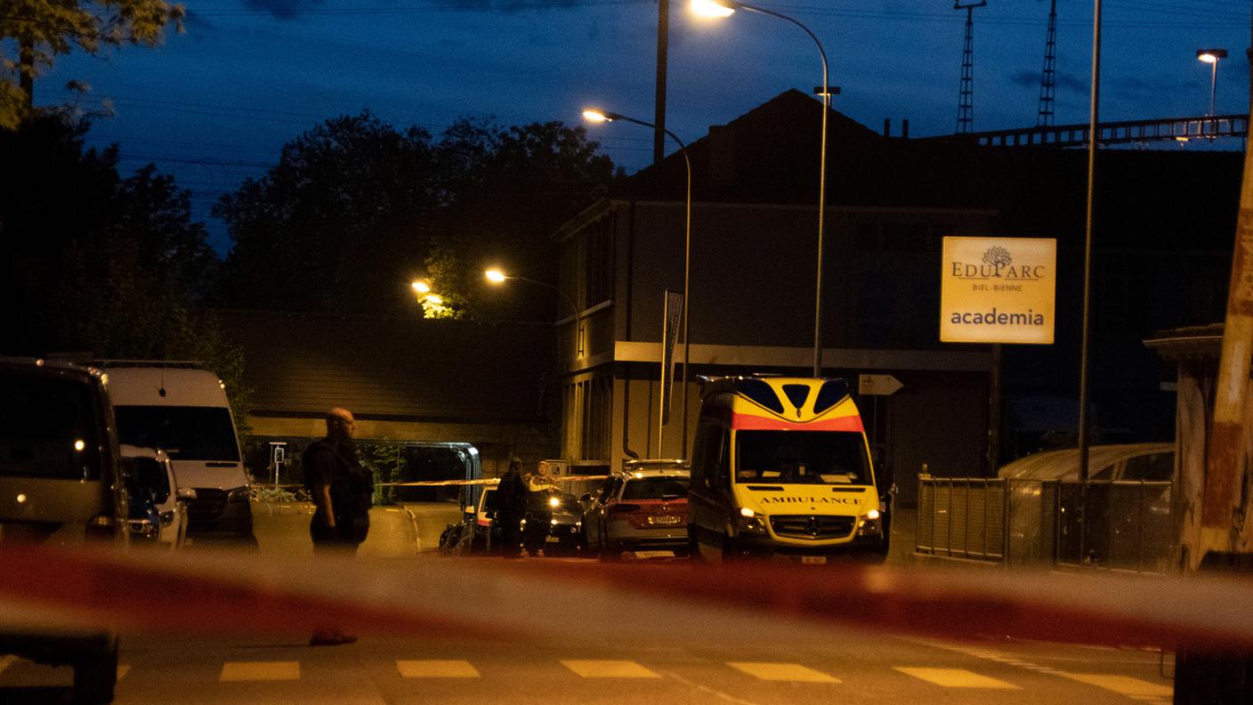 Una ventina gli agenti in tenuta anti-sommossa