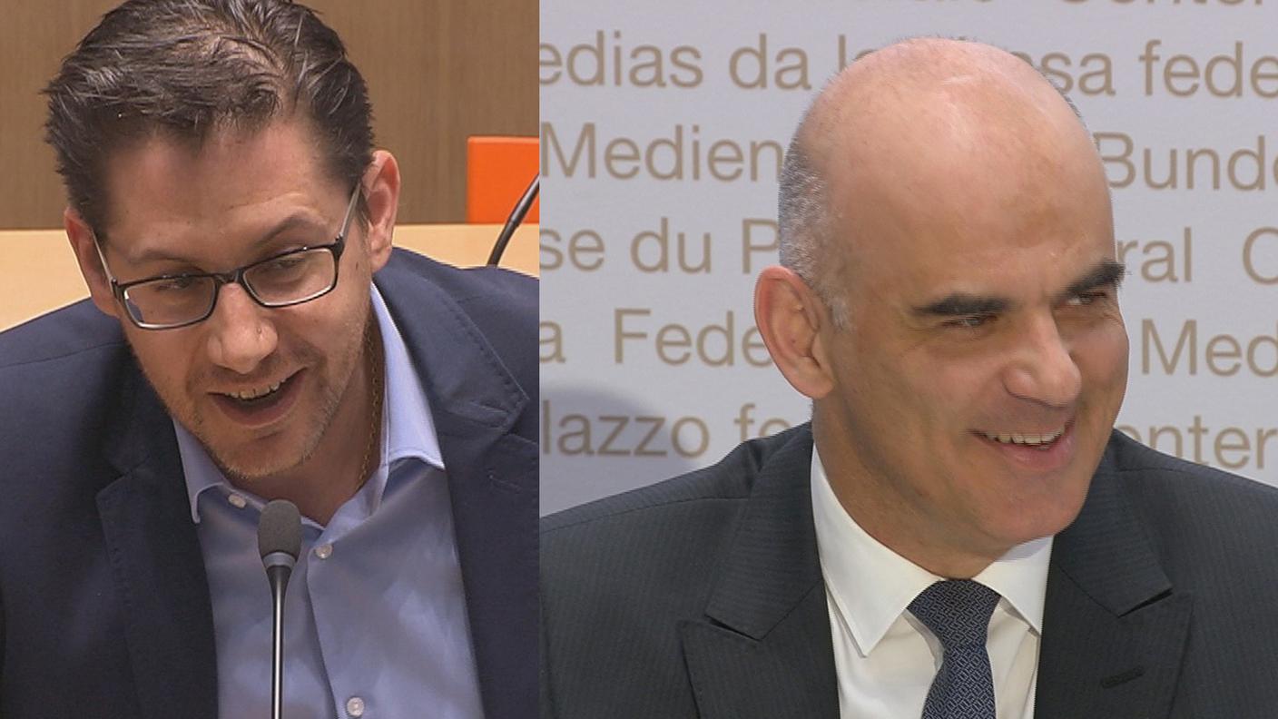 Berset: "La sua è una buona domanda..."