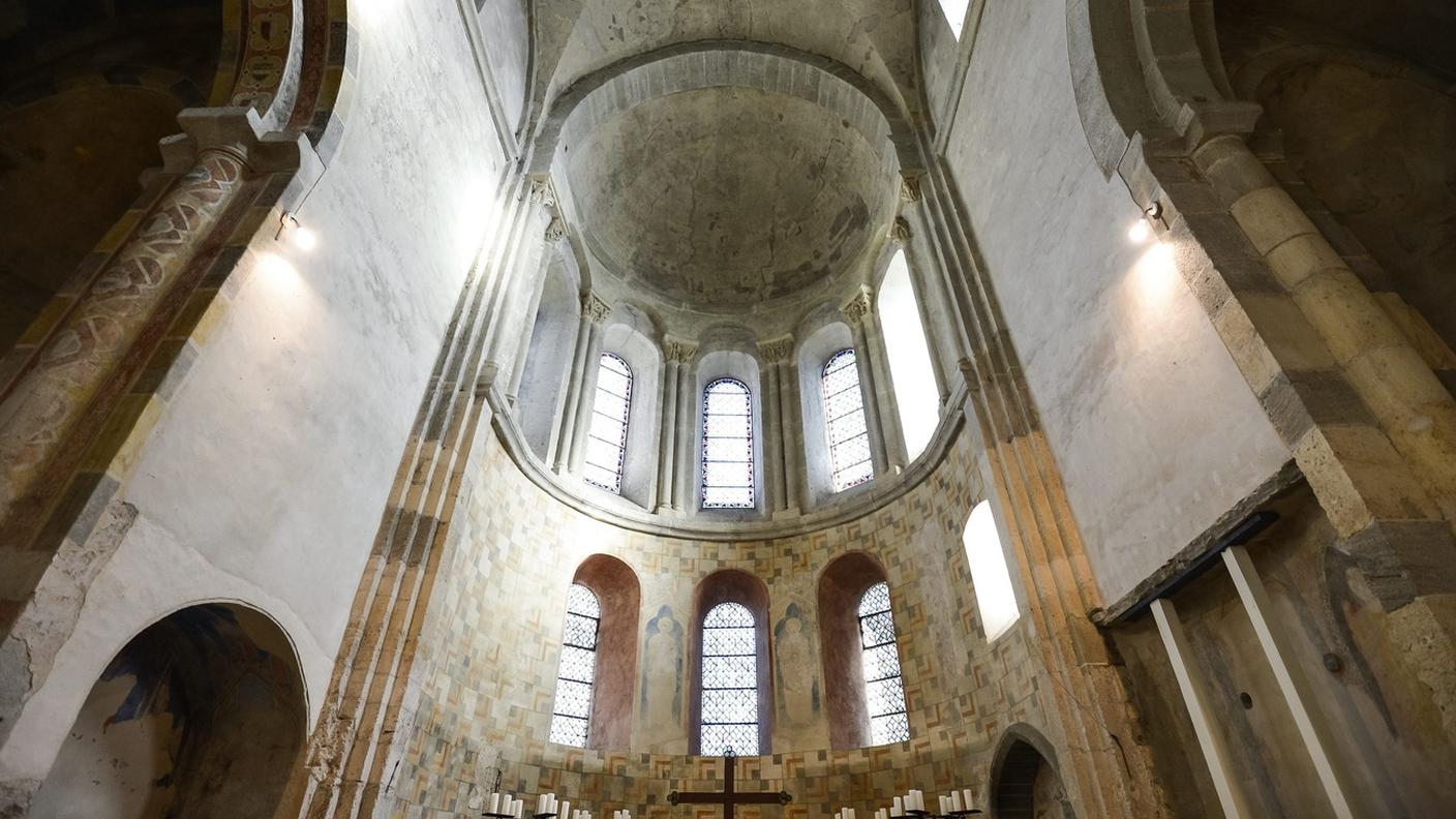 I lavori di restauro dell'Abbazia hanno richiesto un investimento di quasi 20 milioni di franchi