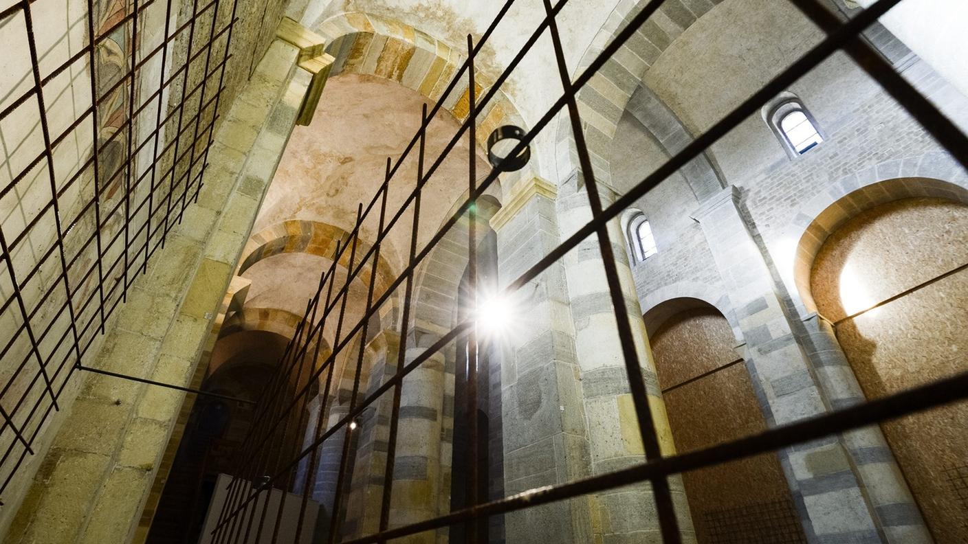 I lavori di restauro dell'Abbazia hanno richiesto un investimento di quasi 20 milioni di franchi