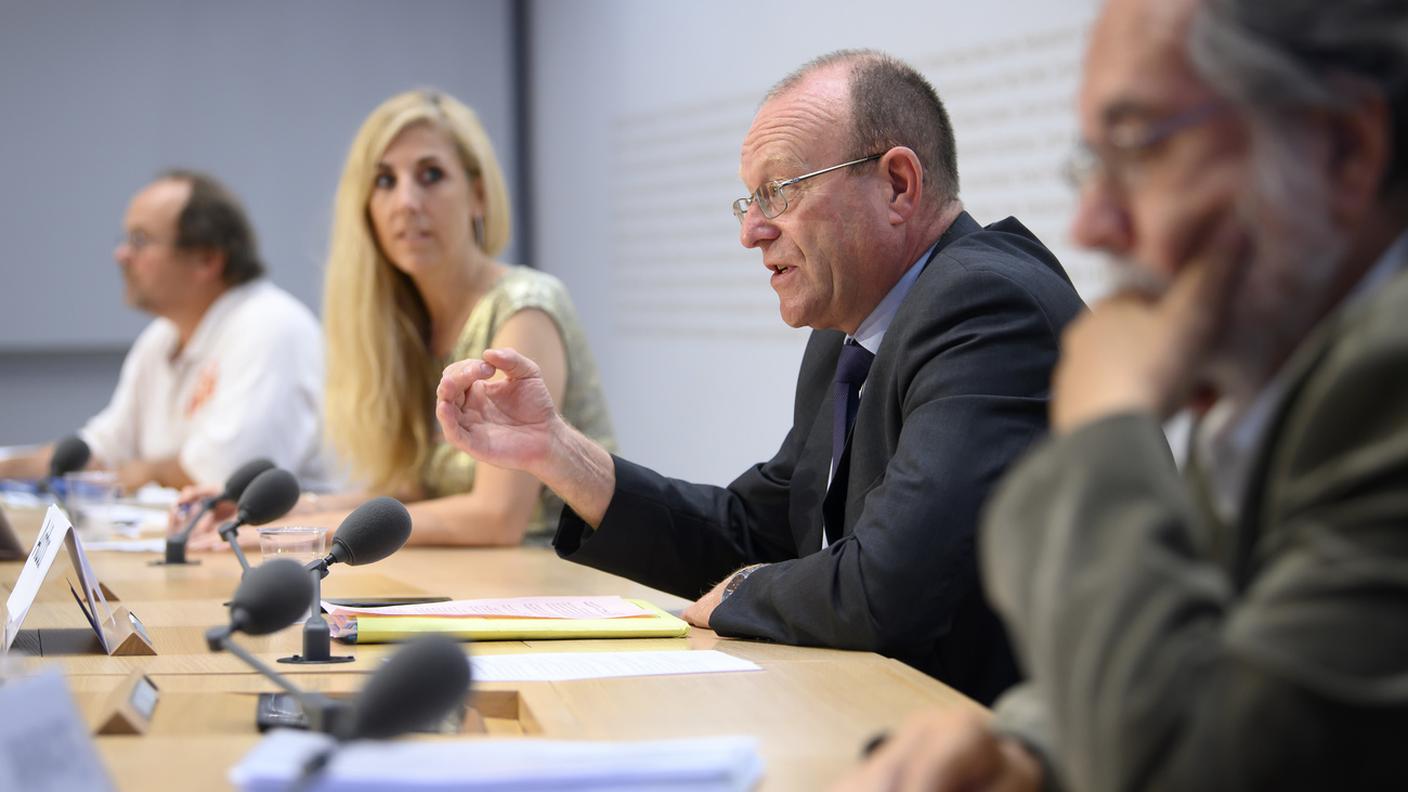 I referendisti in conferenza stampa