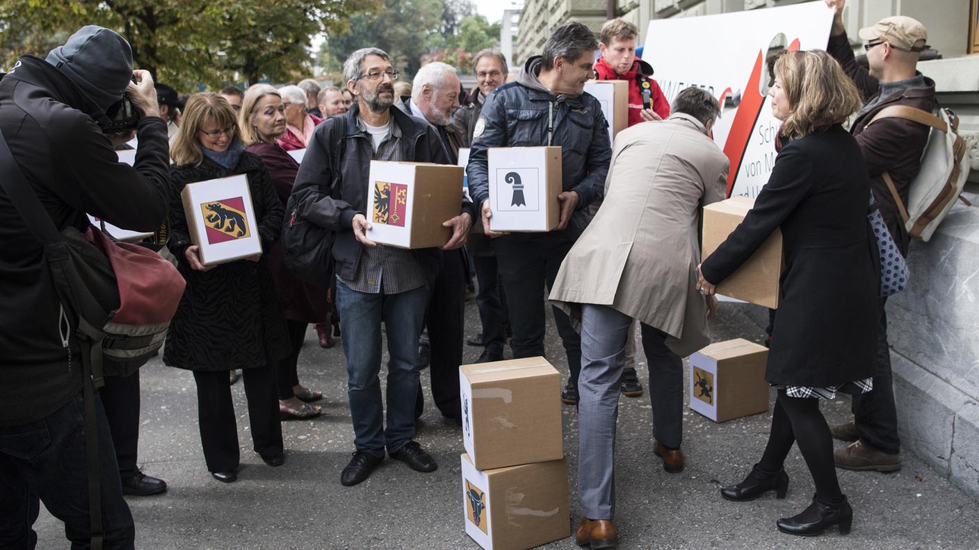 L'iniziativa venne depositata nell'ottobre del 2016