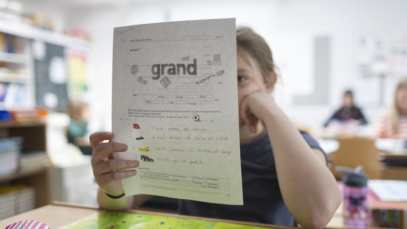 A lezione di francese in una scuola zurighese