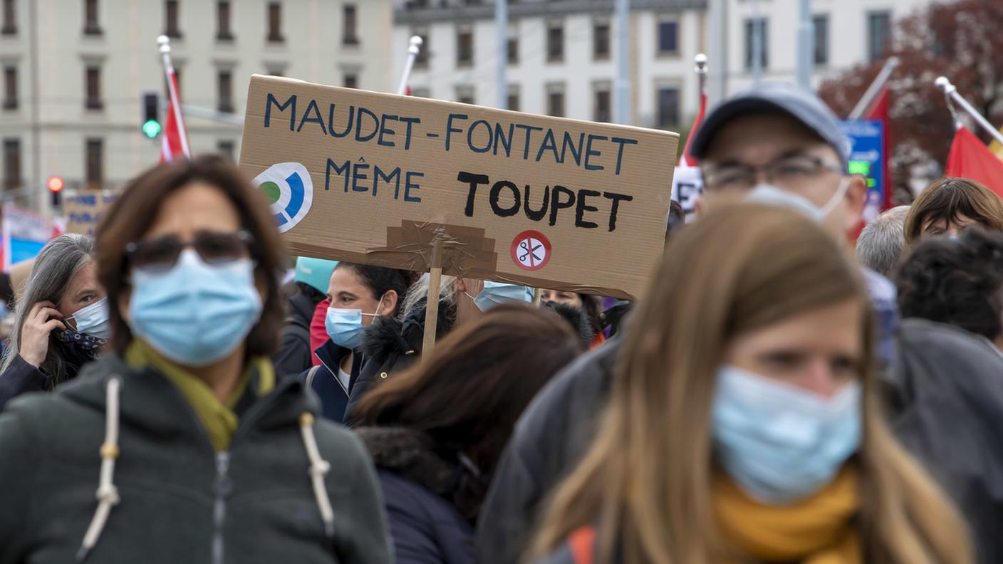 La manifestazione di Ginevra