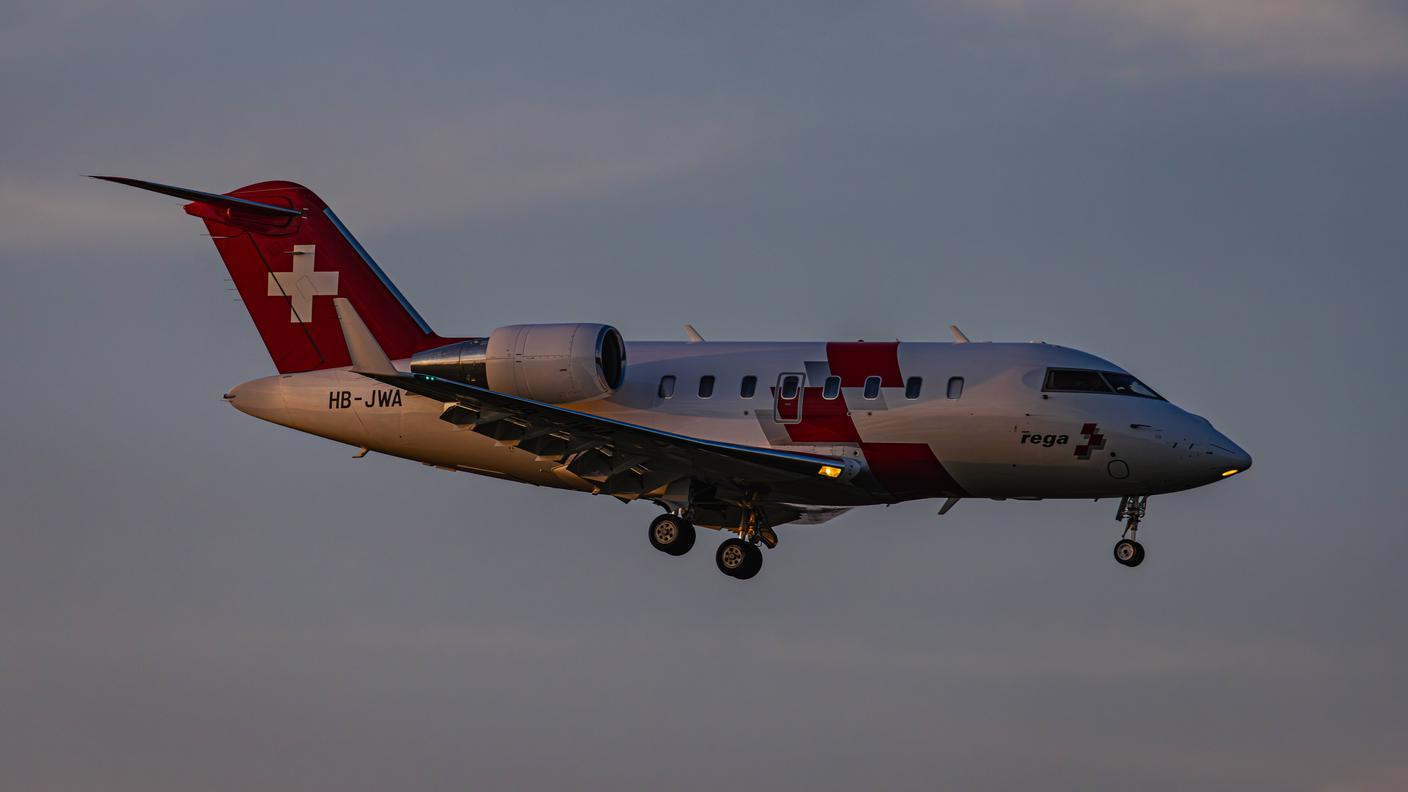 Un aereo della REGA