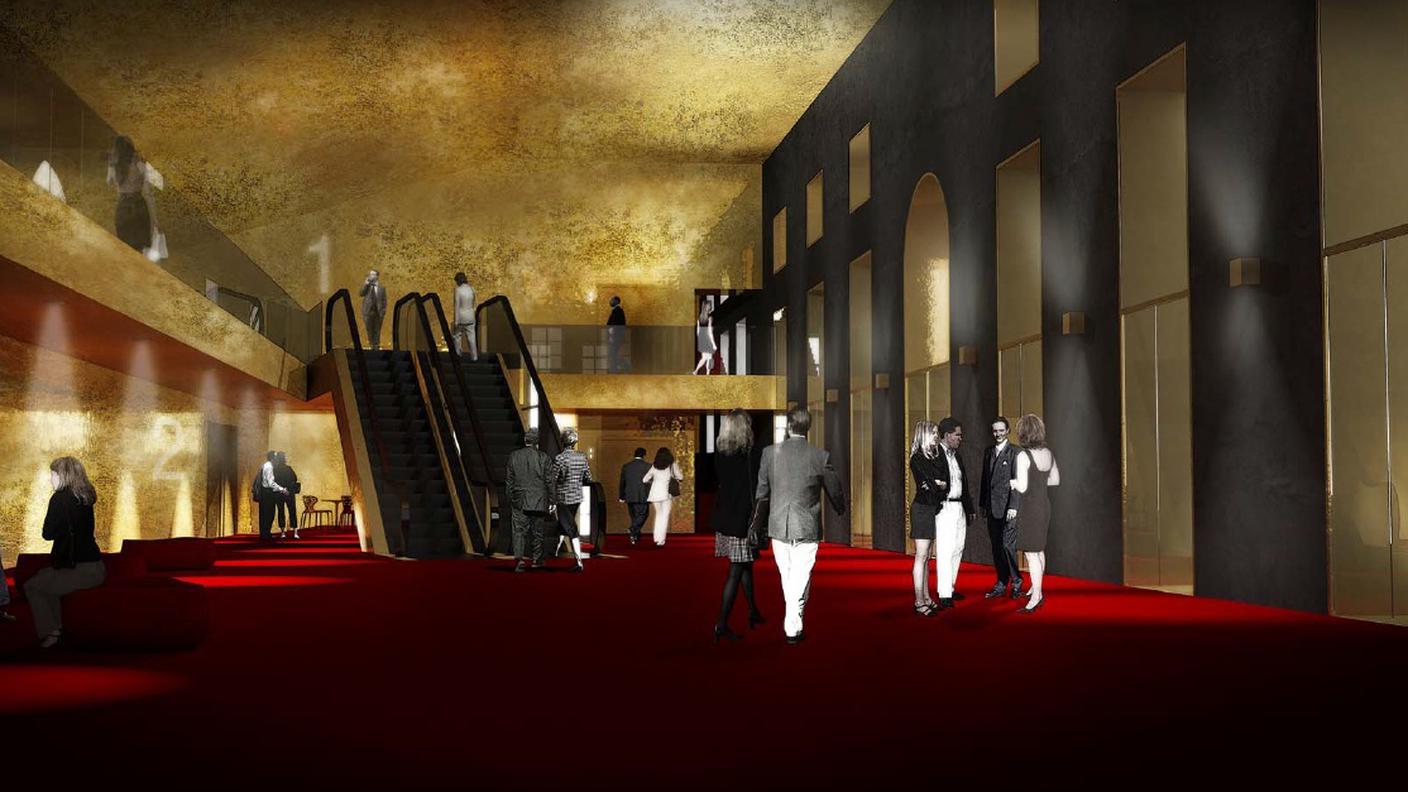 Gli interni del Palacinema