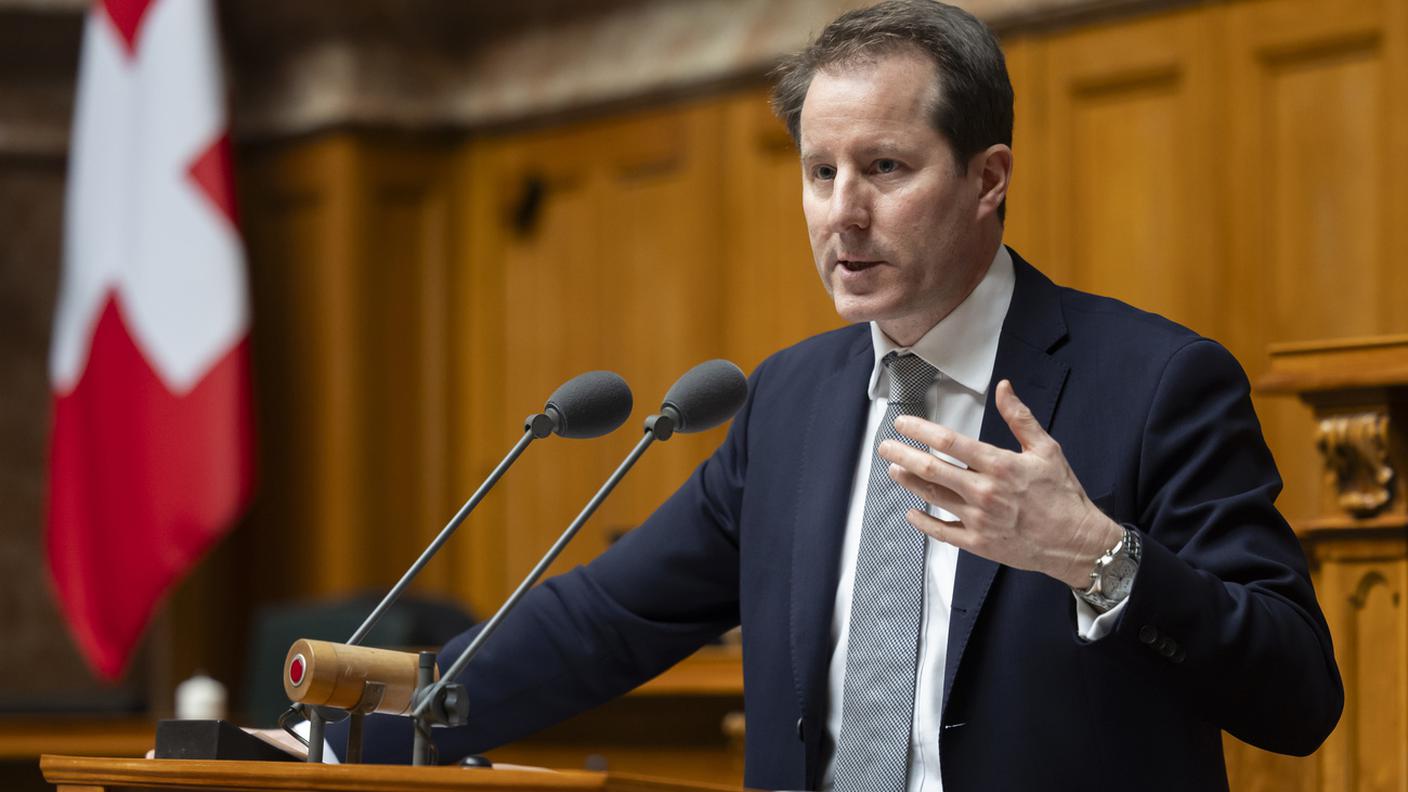 Il consigliere nazionale Thomas Aeschi (UDC/ZG), capogruppo dei democentristi alle Camere