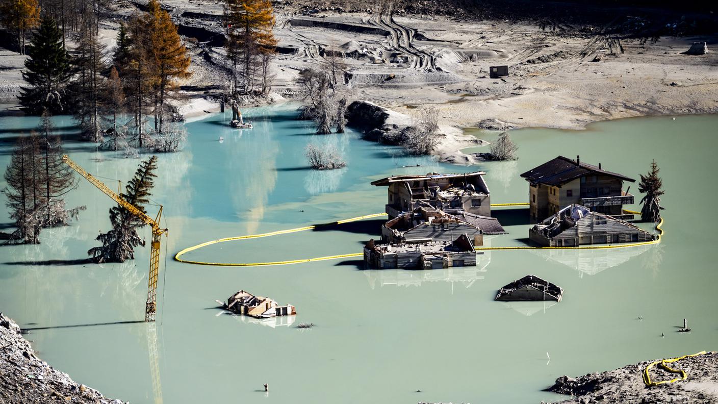 Case a Blatten (VS) nell'ottobre 2025