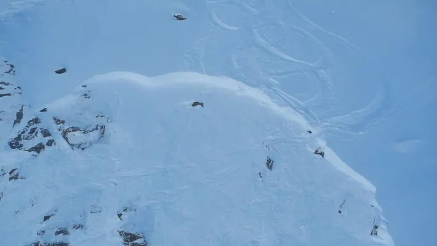 Il fronte della slavina di Engelberg