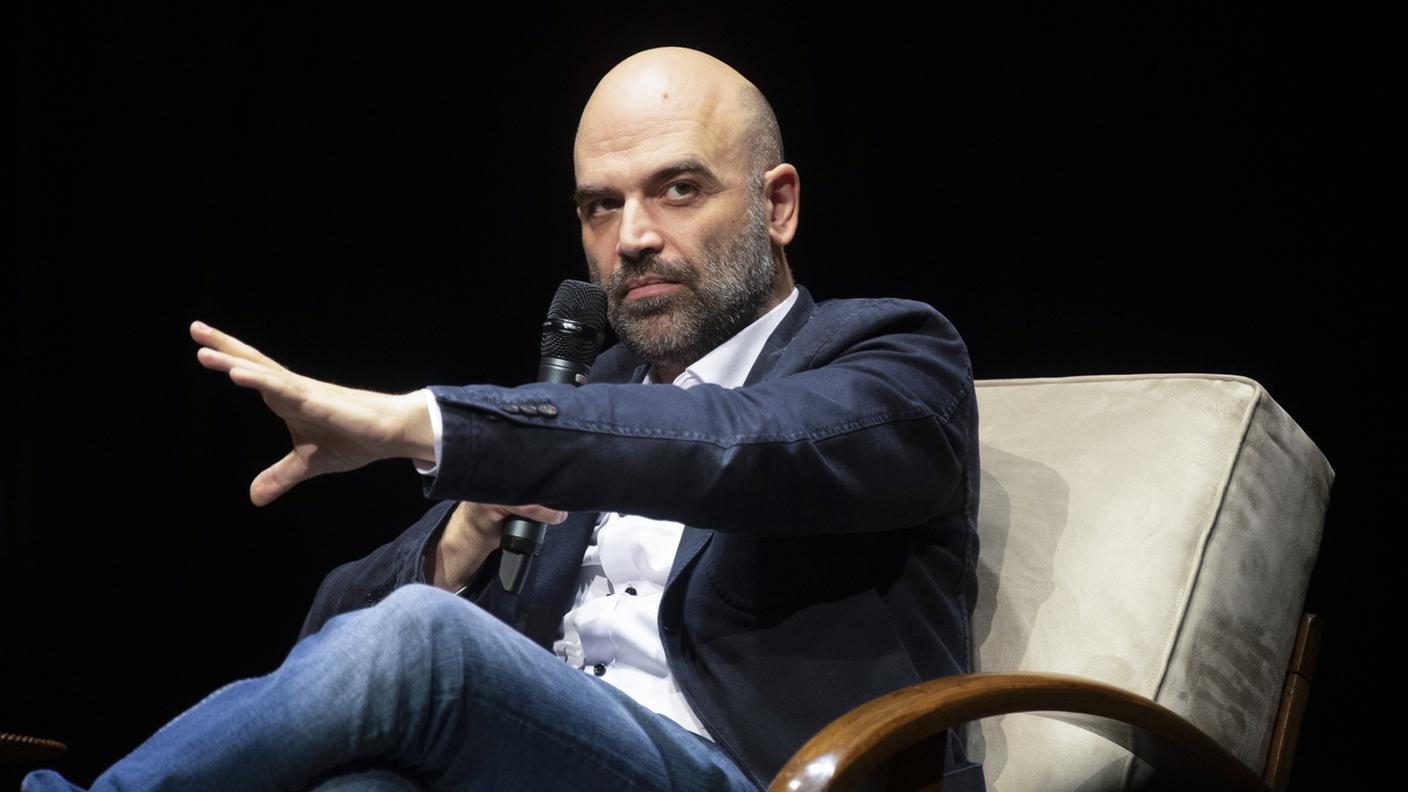 Roberto Saviano al Festival Endorfine a Lugano, 21 settembre 2025