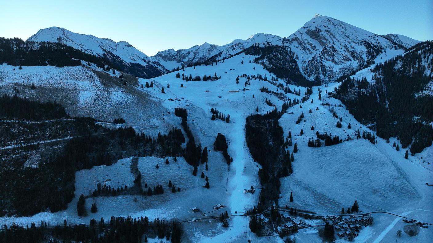 L'area dove è avvenuto l'incidente