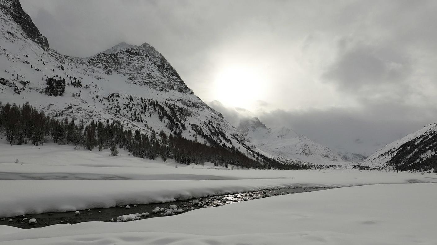 Notte molto fredda in Svizzera