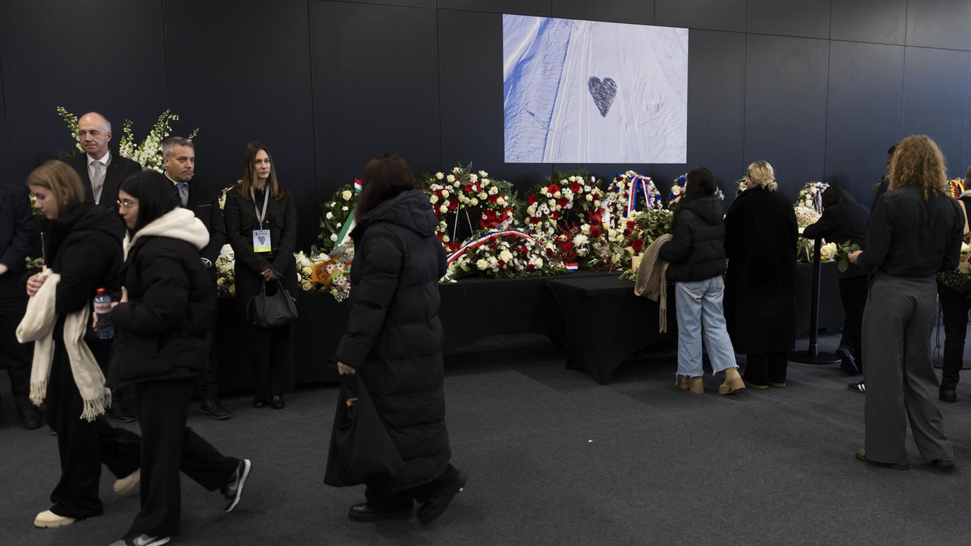Un momento della cerimonia commemorativa di venerdì scorso a Martigny