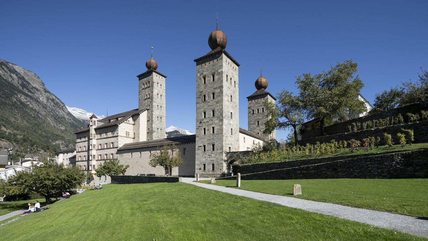 Uno dei gioielli di Briga: il castello Stockalper costruito tra il 1658 e il 1666