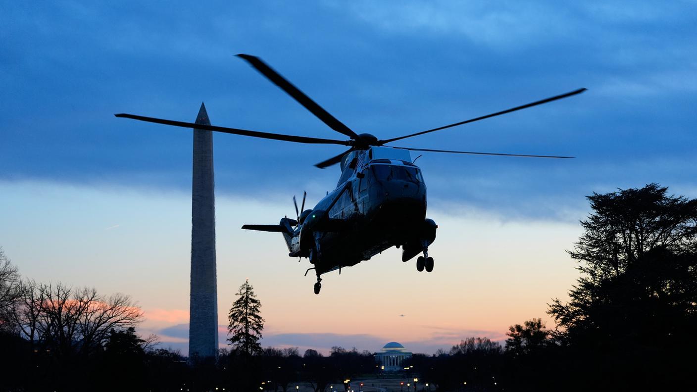L'aereo presidenziale è anche soprannominato "Marine One".