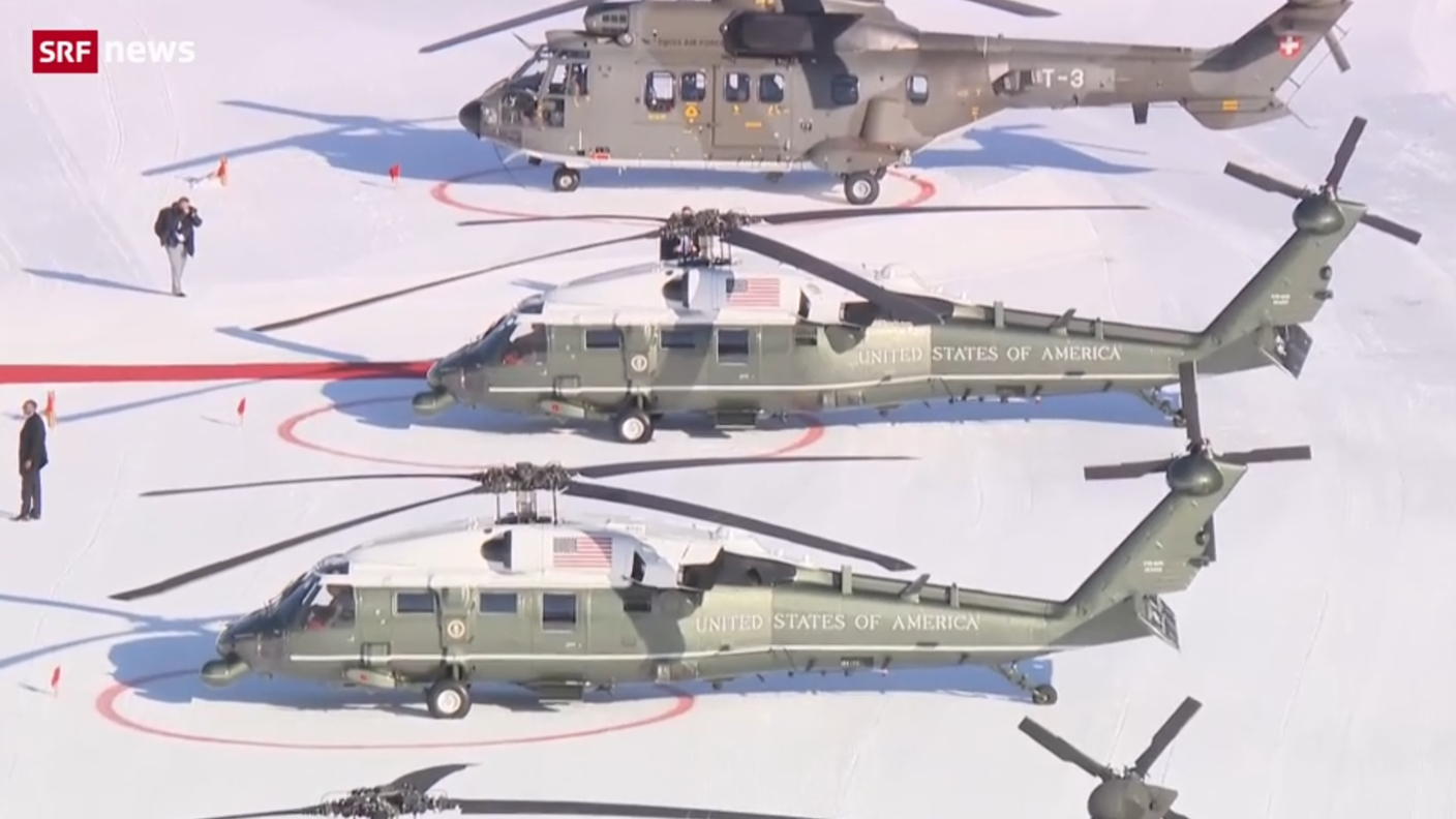 L'arrivo dell'elicottero presidenziale a Davos.png
