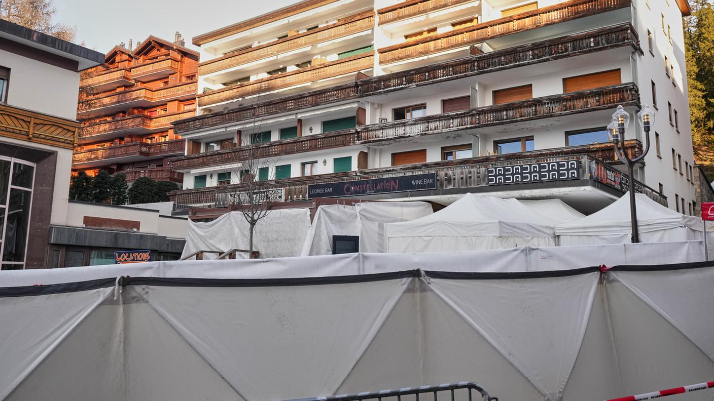 Il luogo in cui è scoppiato il rogo nella notte di Capodanno