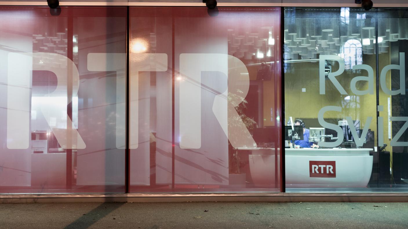 Lo studio radio a Coira della Radiotelevisione romancia RTR