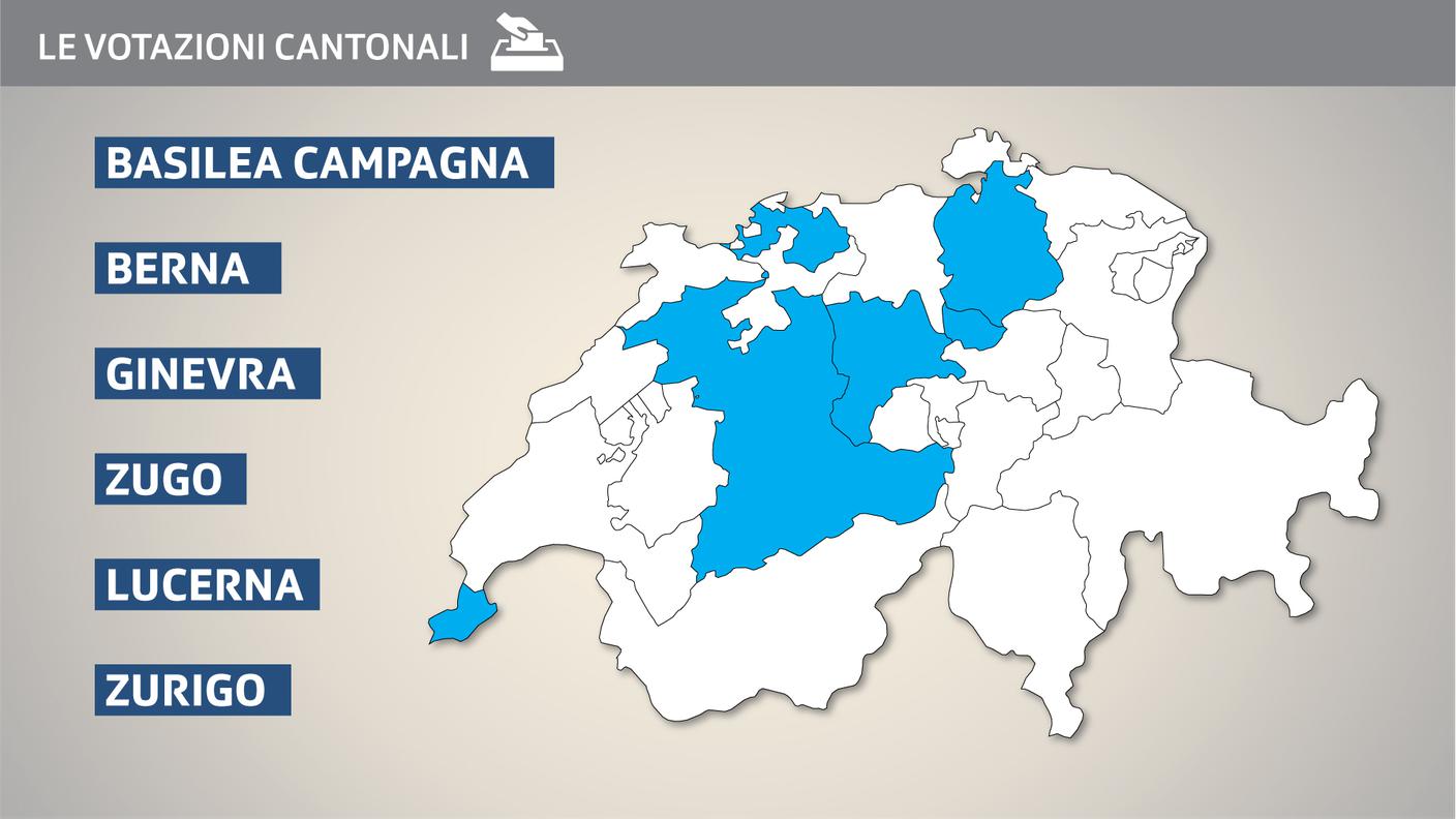 Una panoramica sulle votazioni cantonali in programma sempre per questa domenica