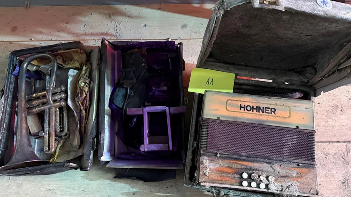 Oggetti ritrovati a Blatten