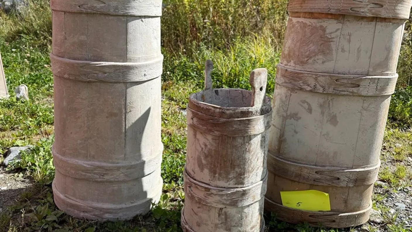 Oggetti ritrovati a Blatten