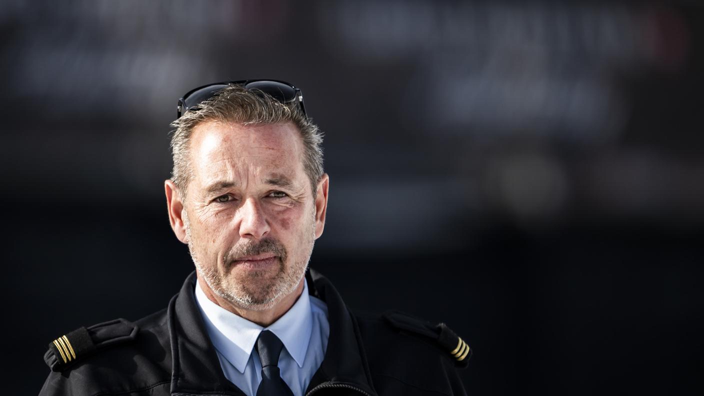 David Vocat, comandante dei pompieri di Crans-Montana