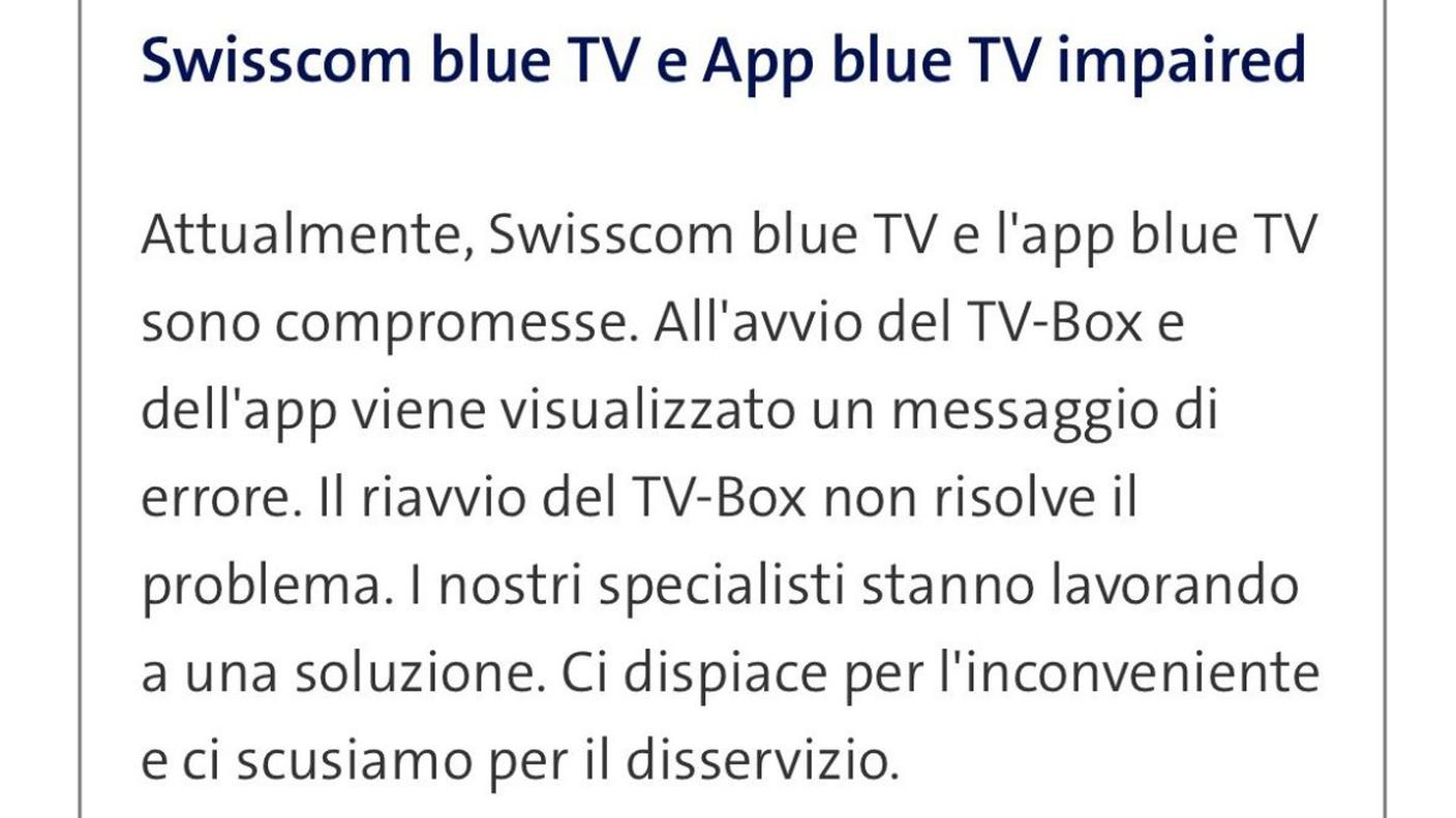 La comunicazione del disservizio