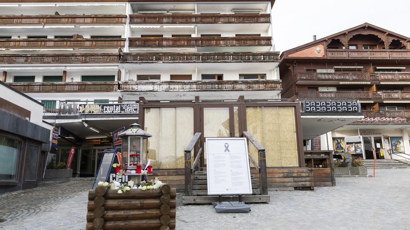 L'entrara del bar "Le Constellation" di Crans-Montana