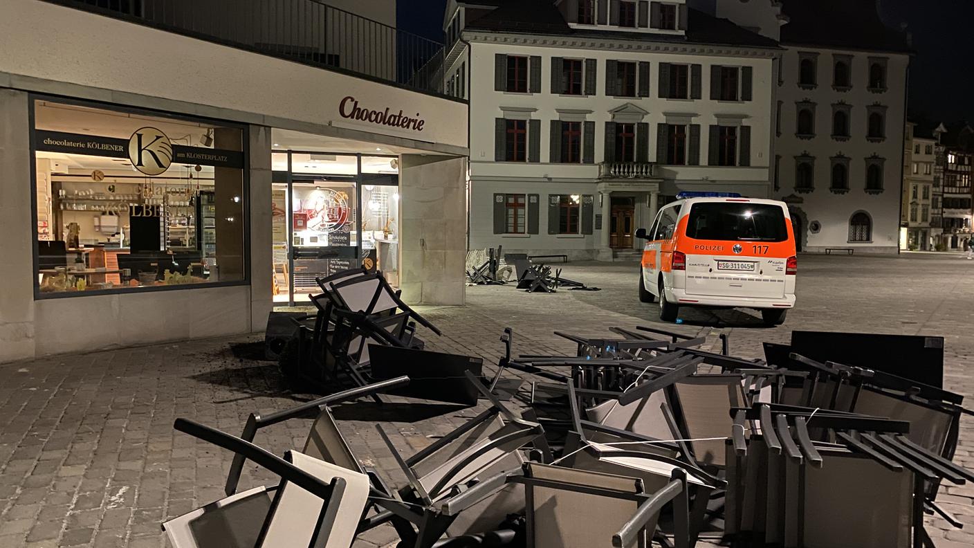 Disordini in centro a San Gallo