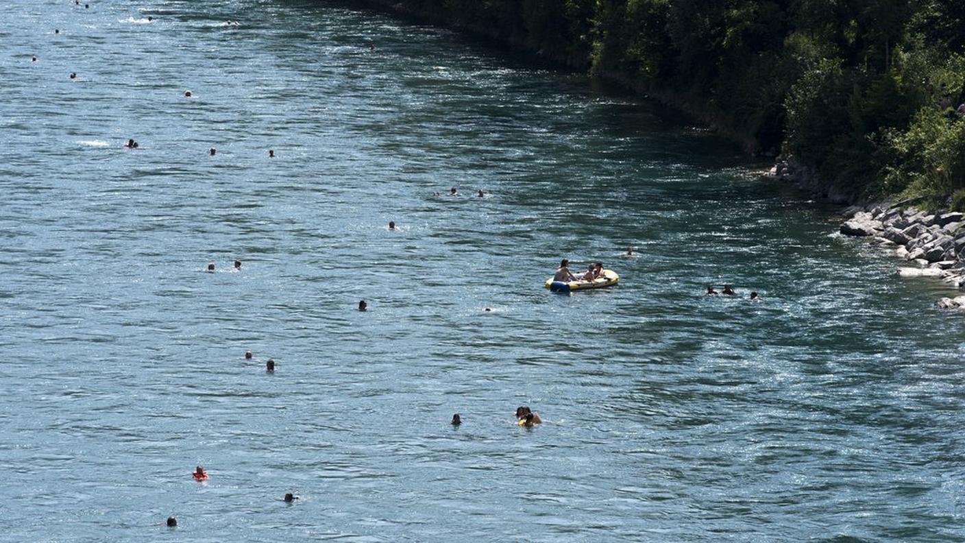 Un tratto del fiume Aare che attraversa la capitale