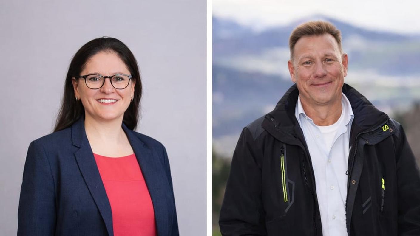Seggio vacante di Appenzello Esterno in Consiglio nazionale: la sfida è fra Jennifer Abderhalden (PLR) ed Edgar Bischof (UDC)