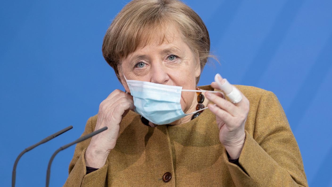 La cancelliera tedesca Angela Merkel