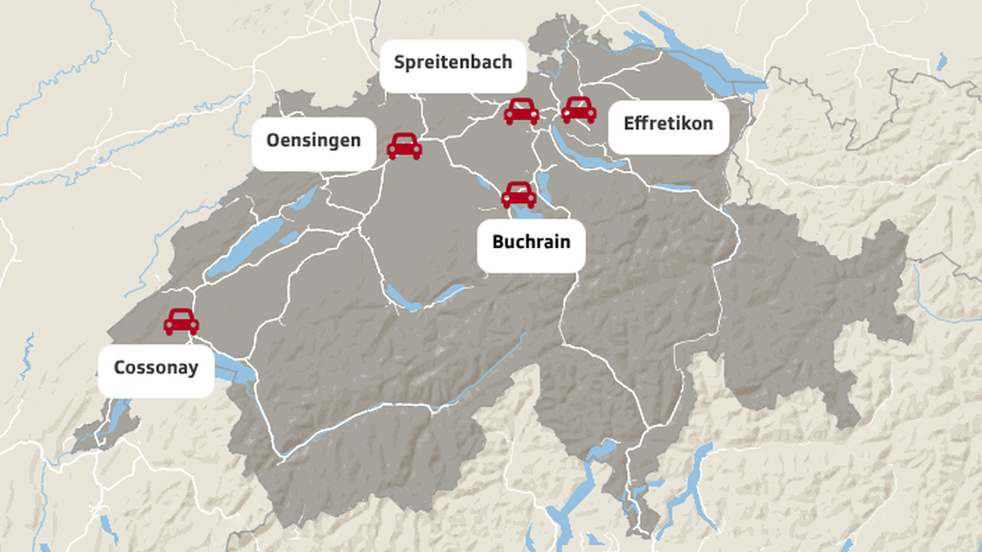 I luoghi visitati nel corso del nostro viaggio alla scoperta di alcune delle località più citate nei bollettini di ViaSuisse