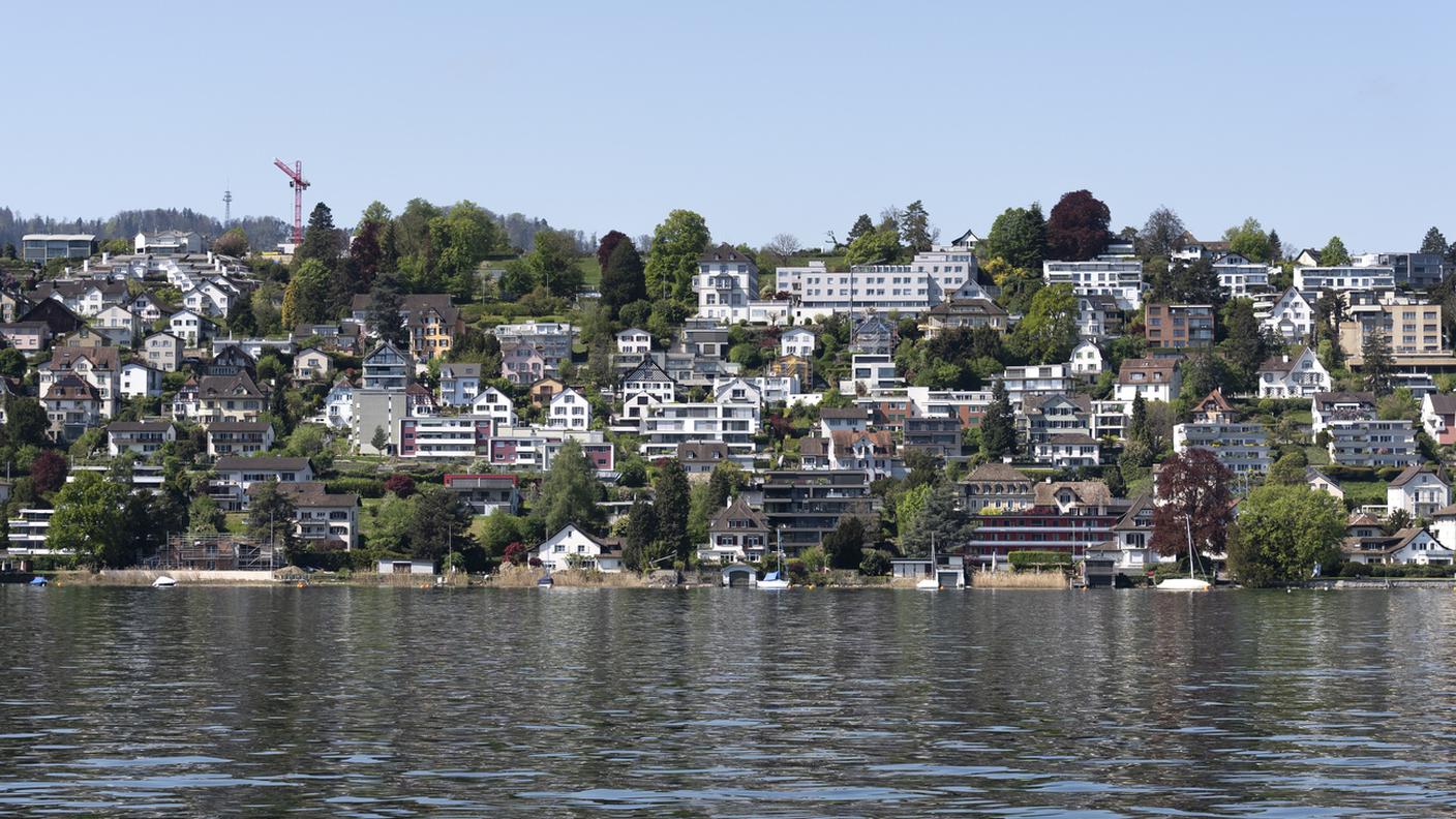 Abitazioni sul lago di Zurigo