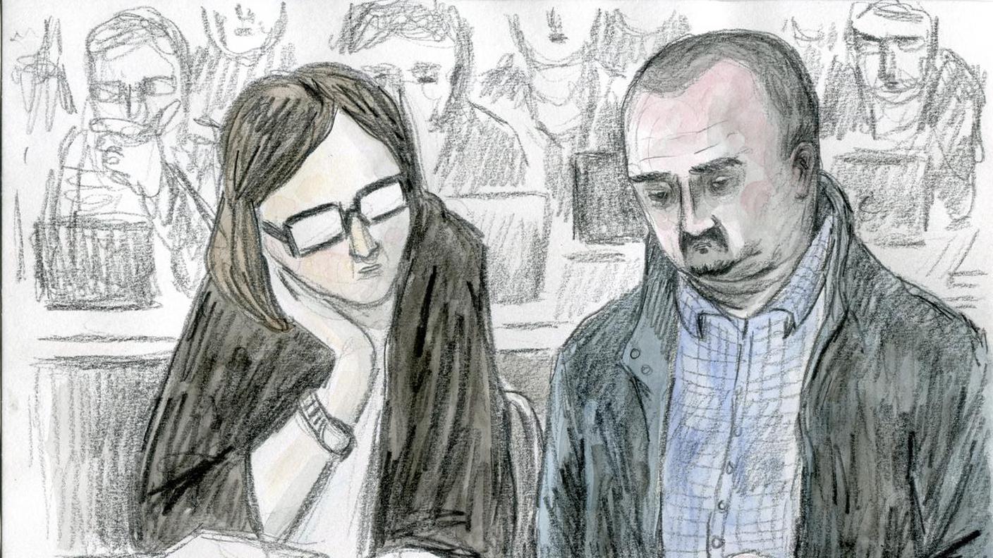 L'uomo, qui ritratto durante il processo svoltosi nel marzo del 2016