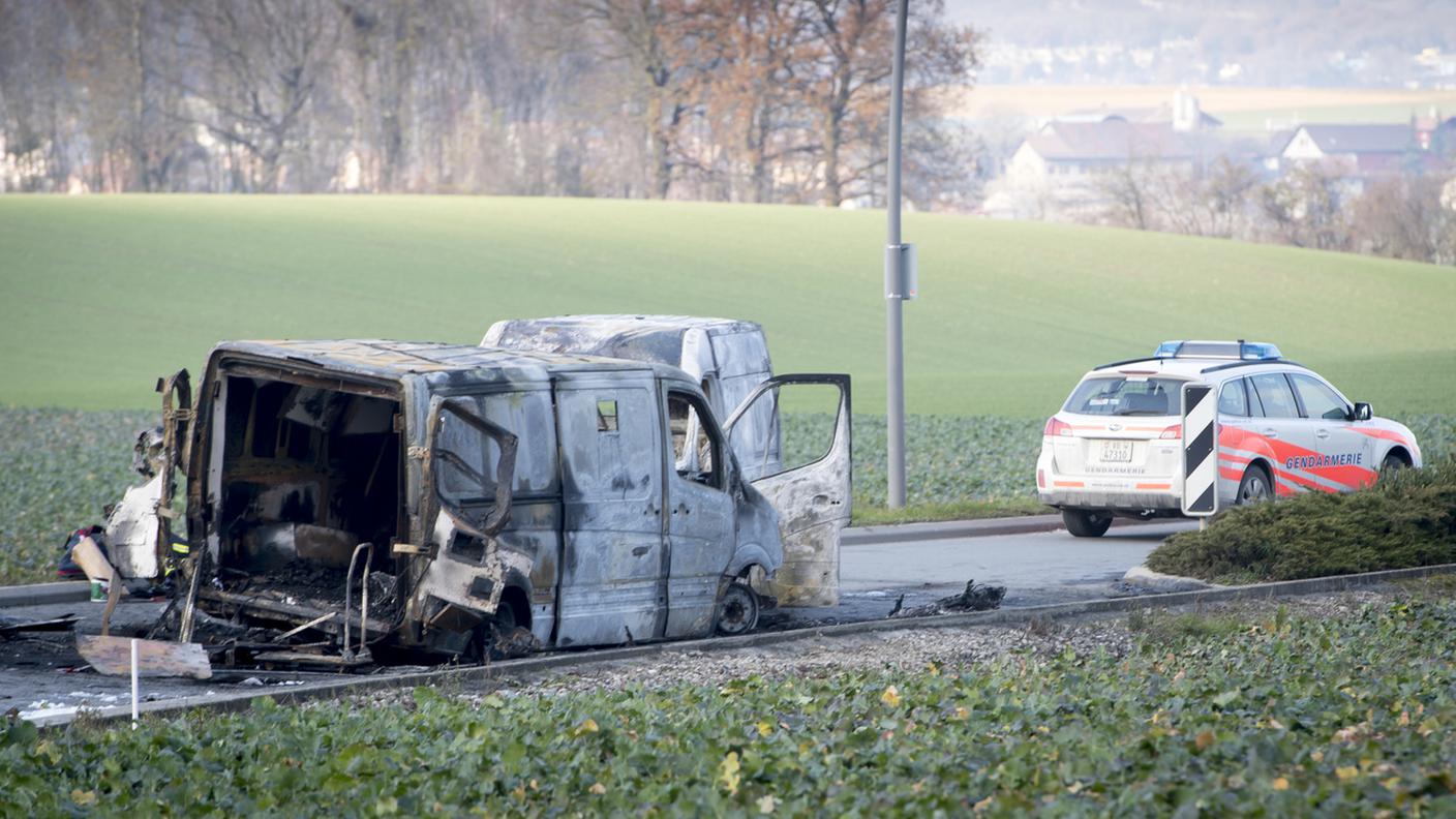 Un'immagine scattata il 3 dicembre 2019 a Daillens