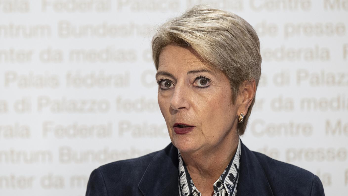 La consigliera federale Karin Keller-Sutter