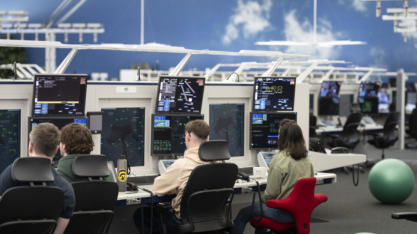 Il centro di controllo di Skyguide a Wangen bei Dübendorf