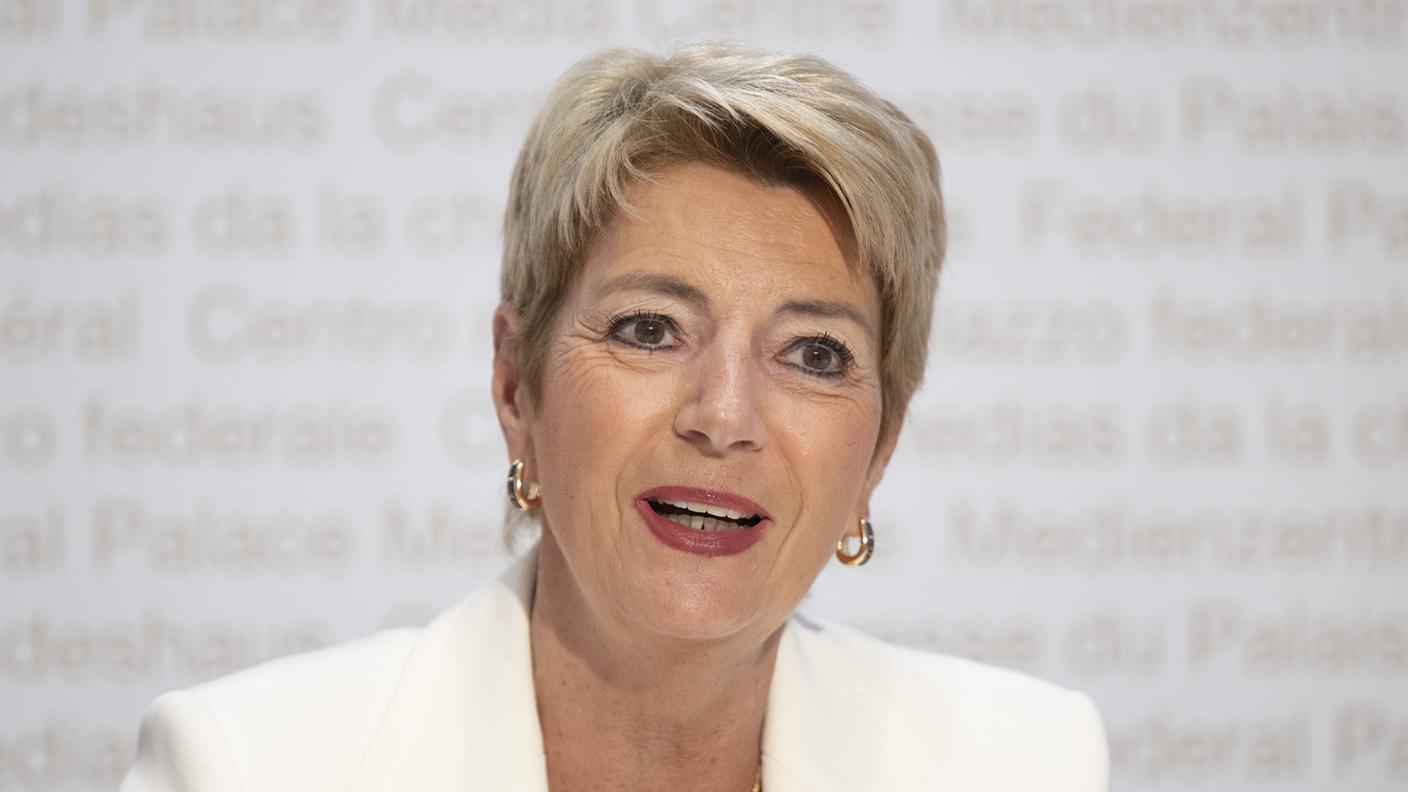 La consigliera federale Karin Keller-Sutter