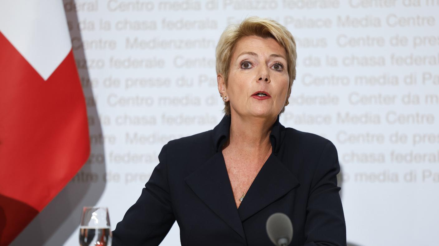 La consigliera federale Karin Keller-Sutter