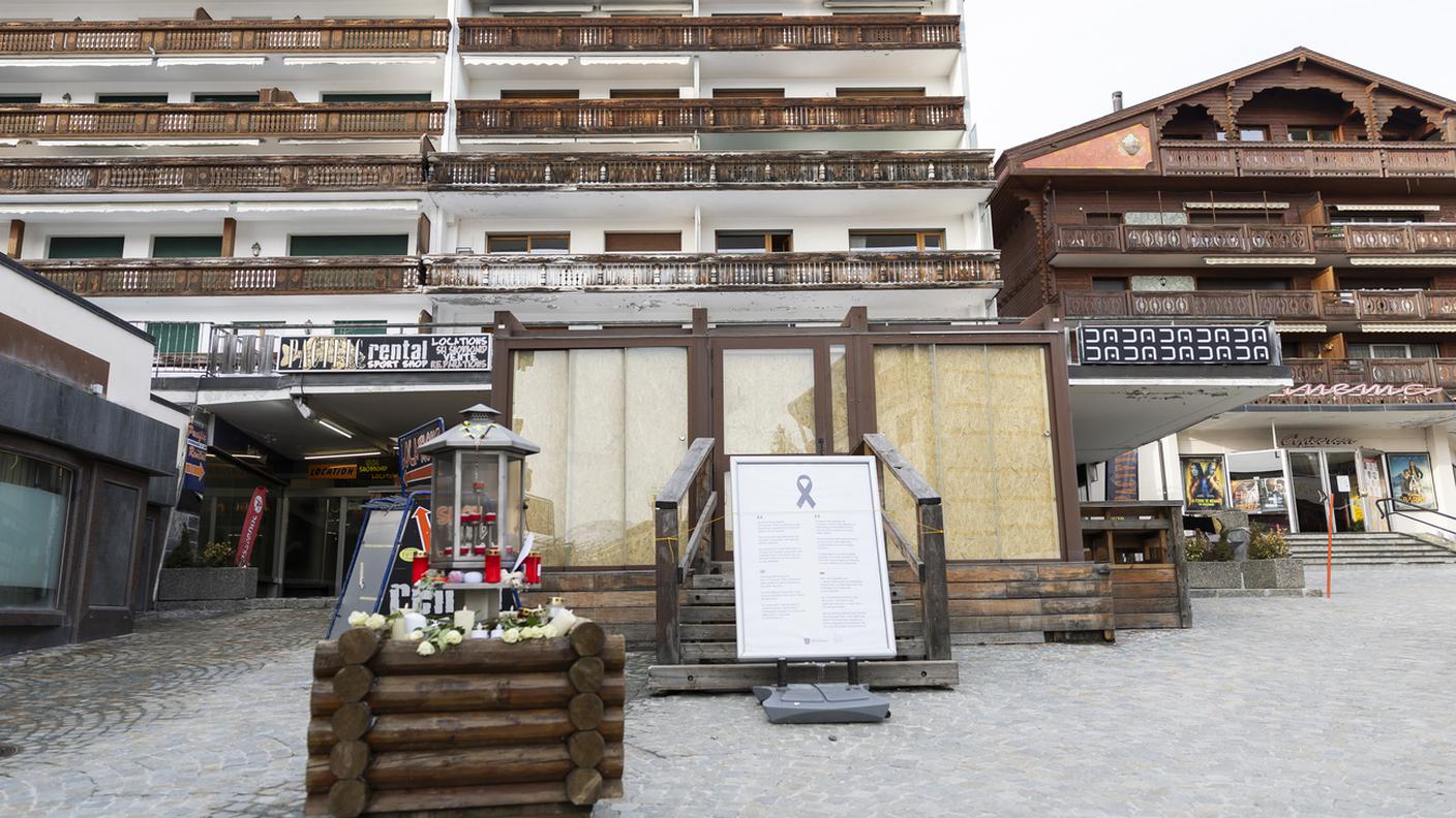 L'entrata del bar "Le Constellation" di Crans-Montana